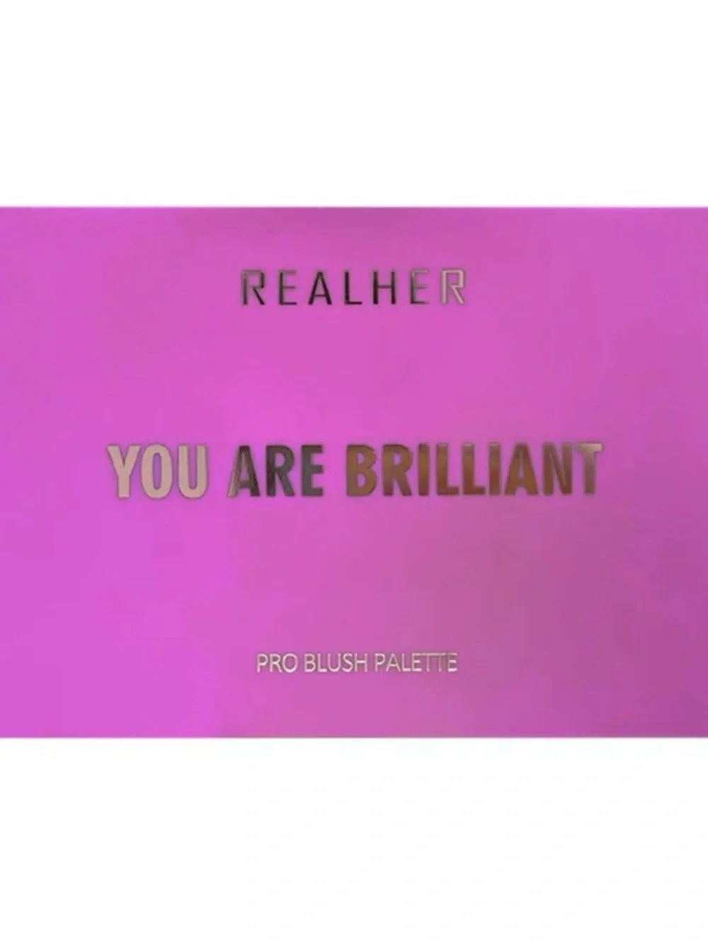 REALHER You Are Brilliant Pro Blush Palette features six blendable shades